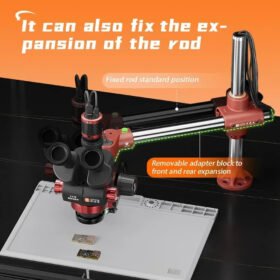 YCS Dragon Arm 360° Rotation Microscope Swing Arm Bracket with Levelling Device